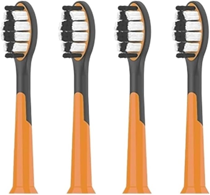 Replacement Toothbrush Heads for S9 P5 Sonic Electric Accessories Brush(4PCS Black)