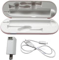 Travel Charger Case w/AC Charer+USB Cable 2023 New HX9210 HX9200 Replacement for Philips Sonicare DiamondClean HX9340 HX9350 HX9382/HX9342/HX939L Toothbrushes(Pink)