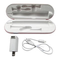 HX9210 HX9200 Travel Charger Case Coming with US Standard AC Adapter and USB Cable Compatible for P-hilips Sonicare DiamondClean HX9382 HX9342 HX9360 HX9362(Pink and White)