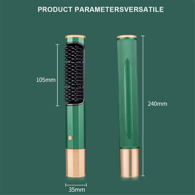 2in1 Hot Comb Straightener Electric Hair Straightener Hair Curler Hair Flat Irons (Color : Black-JoJo's Bizarre Adventure1 Size : 1)