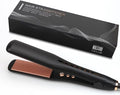 Professional Hair Straightener with Ceramic Coating Plates Black and Rose Gold Fast PTC Heater Technology 2-in-1 Straightening and Curling Iron