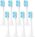 Replacement Brush Head Compatible with XIAOMI MIJIA T300/T500/T700 Sonic Electric Toothbrush Heads Soft Bristle Nozzle Deep Clean(8 pcs Blue)