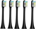 Compatible for X3 X5 X3U X1 V1 V2 Clean Brush Heads Replacement Head Bristle Sonic Electric Nozzles with Anti-dust Cap(5pcs Black)