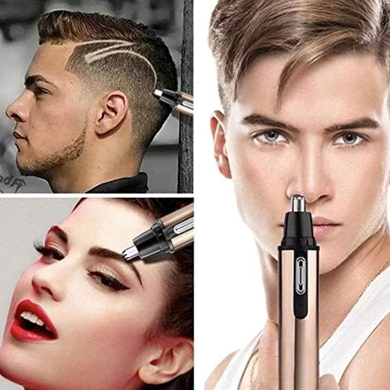 Nose Hair Trimmer-Professional Painless Ear and Nose Hair Trimmer for Men and Women Waterproof Dual Edge Blades for Easy Cleaning Easy to use Unisex