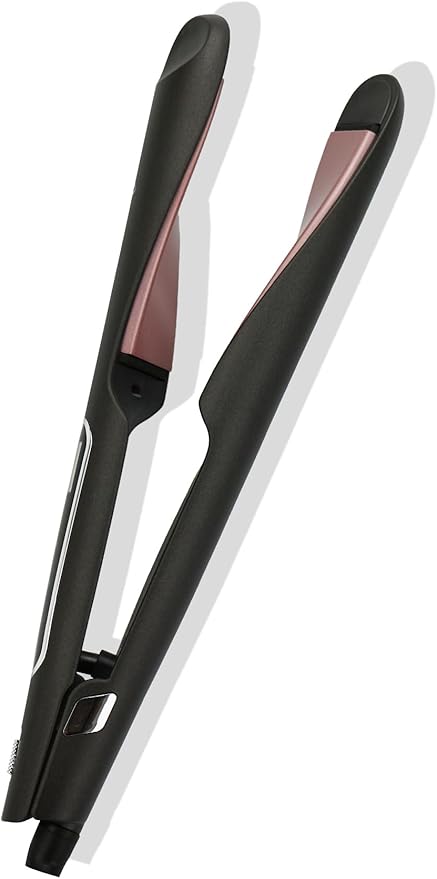 Hair Straightener and Curler - Flat Iron Curling Iron in One - Twist Straightening Curling Iron Combo - Digital LCD Display &amp Dual Voltage - Multi-Styler - Gifts for Women