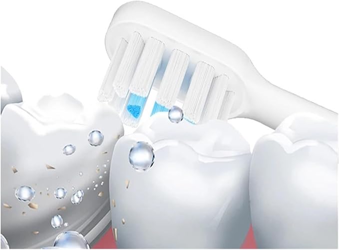 16PCS Replacement Brush HeadsCompatible for XIAOMI MIJIA T700 Electric Toothbrush(16 PCS White)