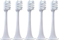 5 PCS Replacement Toothbrush Heads Compatible for T300 T500 Sonic Electric Teeth Brush Soft Teethbrush Nozzles(5 White Soft)