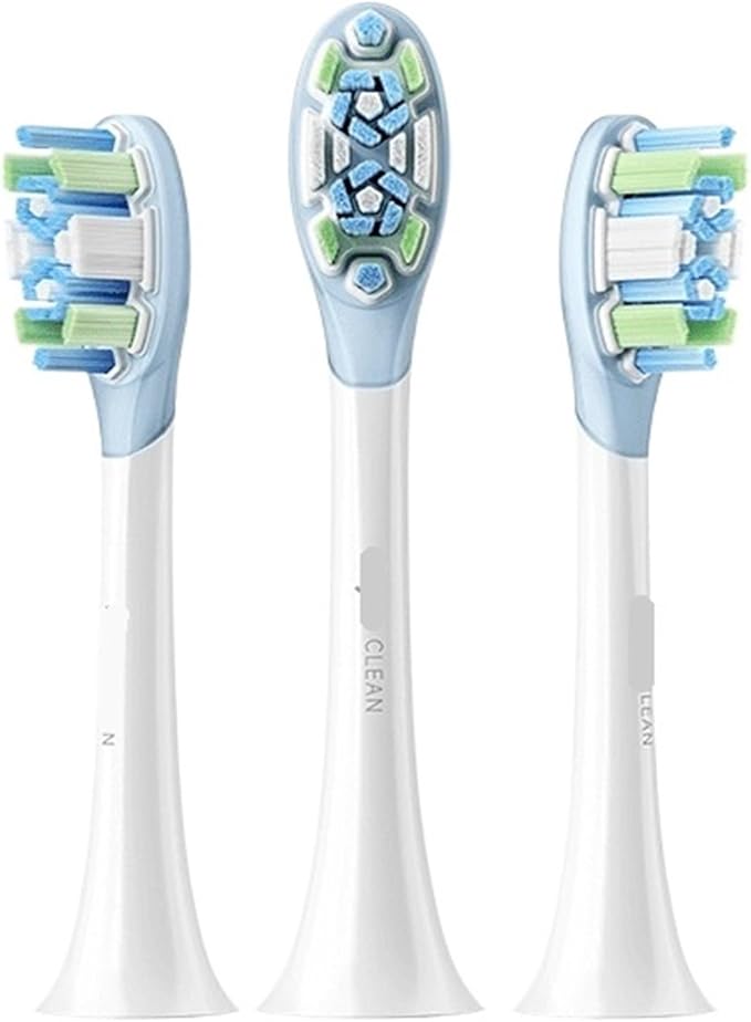 Compatible for XIAOMI Mijia Replacement Brush Heads for Electric Sweep Vibration Toothbrush MES609/610 Pro Spare Head 3PCS(Sensitive 3 pcs)