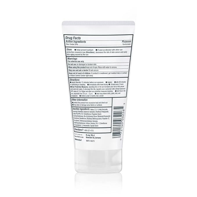 Eucerin Sun Sensitive Mineral Sunscreen Lotion SPF 50 Hypoallergenic Fragrance Free Sunscreen with Zinc Oxide Protection 4 Fl Oz Tube