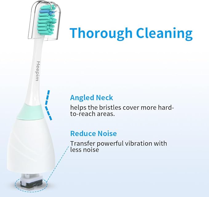 Replacement Toothbrush Heads for Philips Sonicare Electric Toothbrush Replacement Brush Heads Compatible with Philips Sonicare Electric Toothbrush 6Pack