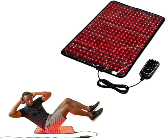 Red Light Therapy Mat for Home - Navy Blue