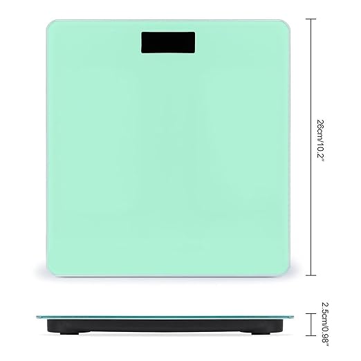 Women's Fashion Automatic Switch Digital Bathroom Weighing Scale Smart Scale Light Blue