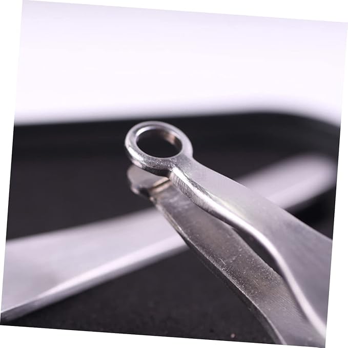 Gatuida 4pcs Nose Hair Scissors and Tweezers Manual Nasal Clipper for Easy Trimming of Nose and Eyebrow Hair Lightweight and Portable Personal Grooming Tool