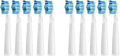 Replacement Electric Toothbrush Head Bristle Brush Refill Compatible for Fairywill Refills FW-D1/FW-D3/FW-D7(10 PCS WT)