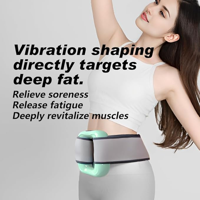 Deep Tissue &amp Percussion Muscle Massage Guns with Waist Belt for Women and Men Adjustable Intensity &amp Speed Super Quiet Portable Ideal Gifts（Green） Good Travel Massage Gun