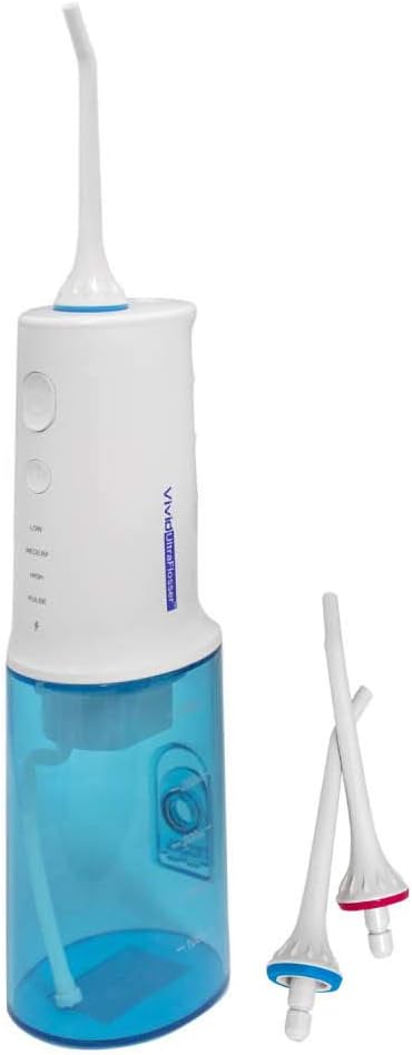 Professional Water Flosser for Teeth Cordless Dental Oral Irrigator 4 Modes with 320ml Water Tank IPX7 Water Flosser Portable and USB Rechargeable for Travel Home Office
