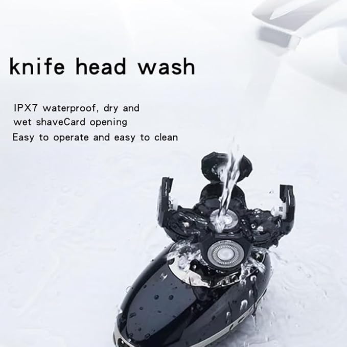 Head Shaver for Men 5 in 1 Men's Electric Shaver Portable Beard Trimmer Hair Clipper USB Rechargeable Waterproof LCD Bald Razor