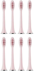 Replacement Toothbrush Heads Compatibility for Revyline RL010 Electric Accessories Nozzles Bristles(8PCS Pink)