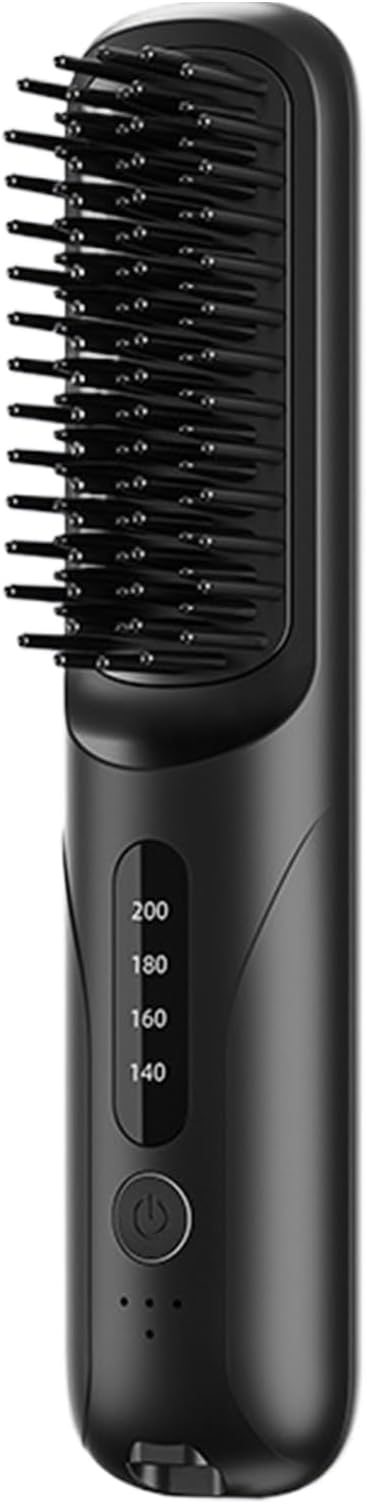 Cordless Hair Straightener - Cordless Straightening/Curling Hair Styling ToolTravel Straightener Brush | for Home Apartment Salon Travel Business Trips Women Men