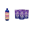 Dr Teal's Kids 3-in-1 Elderberry Bath: Bubble Bath Body Wash &amp Shampoo 20 fl oz. &amp Kids Gentle Epsom Salt Sleep Soak with Melatonin &amp Essential Oil Blend 2 lbs (Pack of 3)
