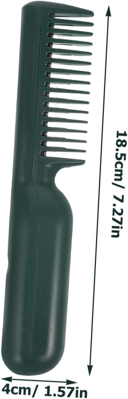 Vaguelly Electric Hot Comb Straightener Brush Brush USB Powered Hair Comb Hairstyling Tool