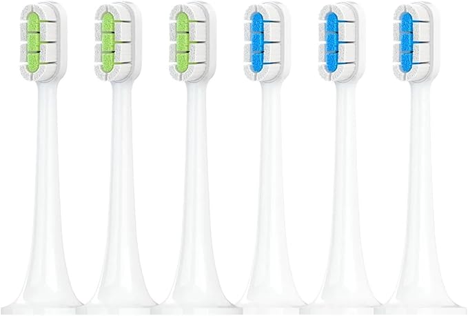 Compatibility for Xiaomi Toothbrush Head T300/T500 Mijia DDYS01SKS/MES601/T700 Replacement MES602/604(New Clean GN3 BU3)