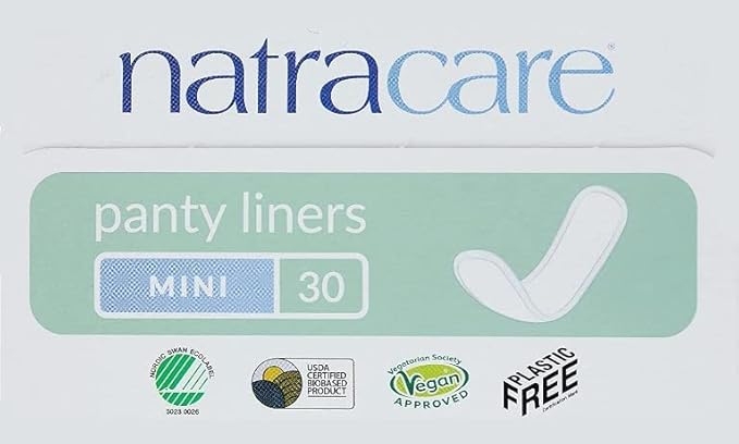 Natracare Panty Liners Mini 30 Count (6 Pack)