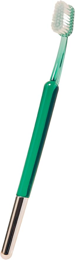 TRASK The Better Brush - Luxury Soft Bristle Dentist Designed Manual Toothbrush for Adults Verde