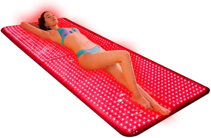 BB1260 Red Light Therapy Mat- 1260pcs LEDs Near-Infrared Light Therapy for Full Body 660nm Red Light and 850nm