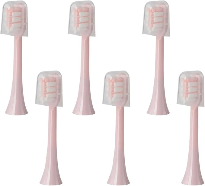 Replacement Brush Heads for SOOCAS X3U/X3Pro/X5/V1/D2/D3 6/12pcs Bristle Electric Toothbrush Dupont Sealed Packed(SHUSHI-PK-6PCS)
