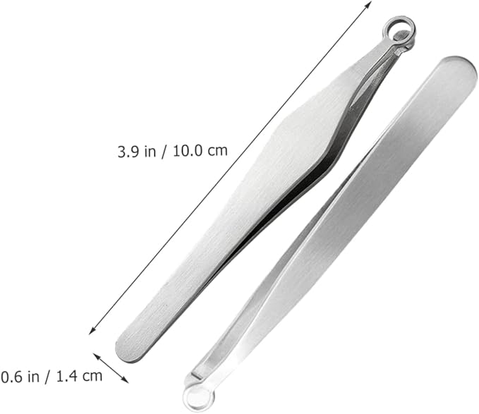 6pcs Stainless Steel Nose Hair Scissors and Tweezers for Safe and Precise Grooming Lightweight and Nose Hair Trimmer Tools for Men and Women