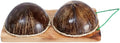 วีไทย Self-Massage Pressure Point Tool Set – Full Body Muscle Trigger Point Hook Foot Roller and Handheld Wood Massager Kit (Coconut Foot Massager)
