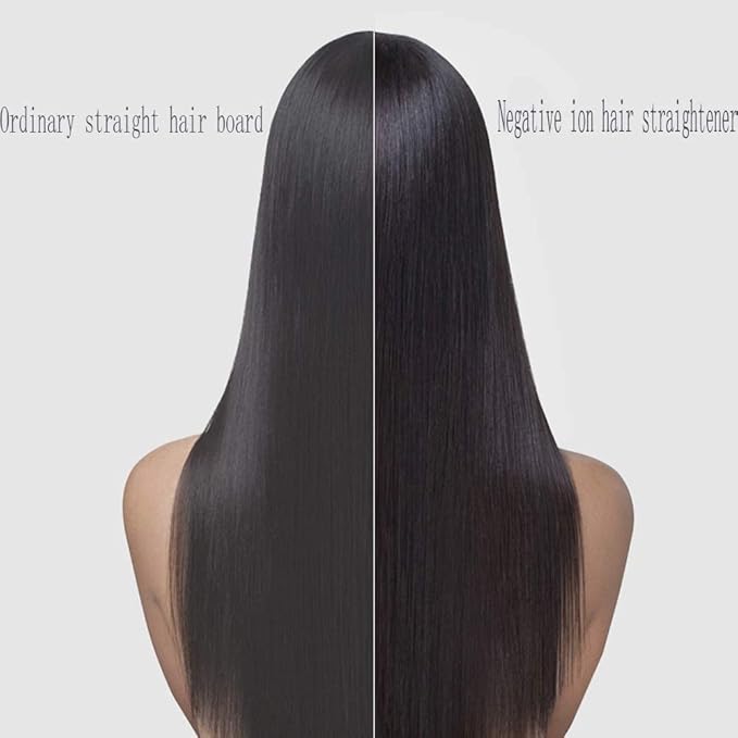 Ceramic Tourmaline Hair Straightener Flat Iron and Curler Styling Tools Straightening Plate Negative Ion Electric Curler Does Not Hurt Straight Straight Folder Little Straight Hair