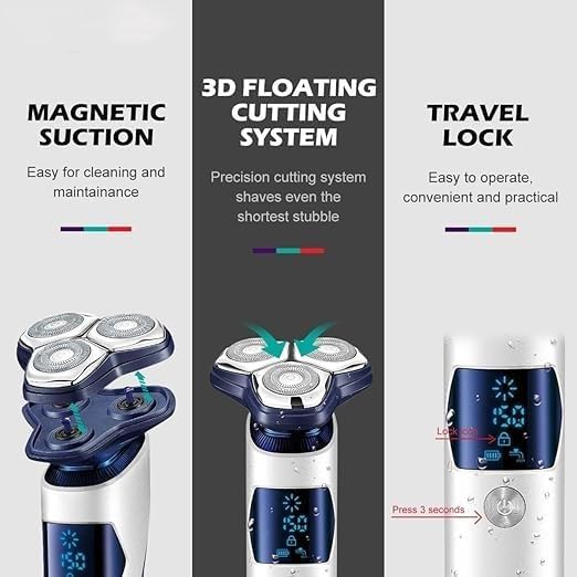 Electric Shaver for Men Razor Professional Shaving Machine Rechargeable Beard Trimmer Waterproof Hair Trimmer Razors Electric Shaver for Men