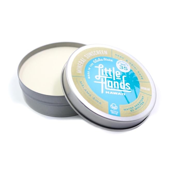 Mineral Sunscreen SPF 35 Non Nano Zinc Oxide Natural Face &amp Body Sunscreen Water Resistant 80 Min Sensitive Skin 3.4 oz