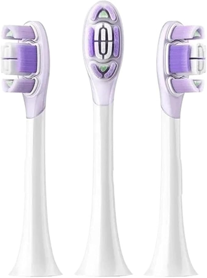 Compatible for Electric Toothbrush Brush Head 3PCS Heads Sonic Vibration Accessories Set(Caring Version)