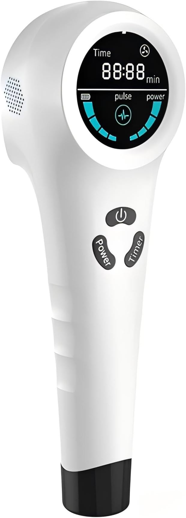 Cold Red Light Therapy Device Handheld Cold Red Light Device with Digital Display 808nm and 650nm Infrared Treatment for Muscle and Joint Pain Relief White