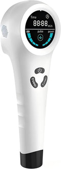 Cold Red Light Therapy Device Handheld Cold Red Light Device with Digital Display 808nm and 650nm Infrared Treatment for Muscle and Joint Pain Relief White