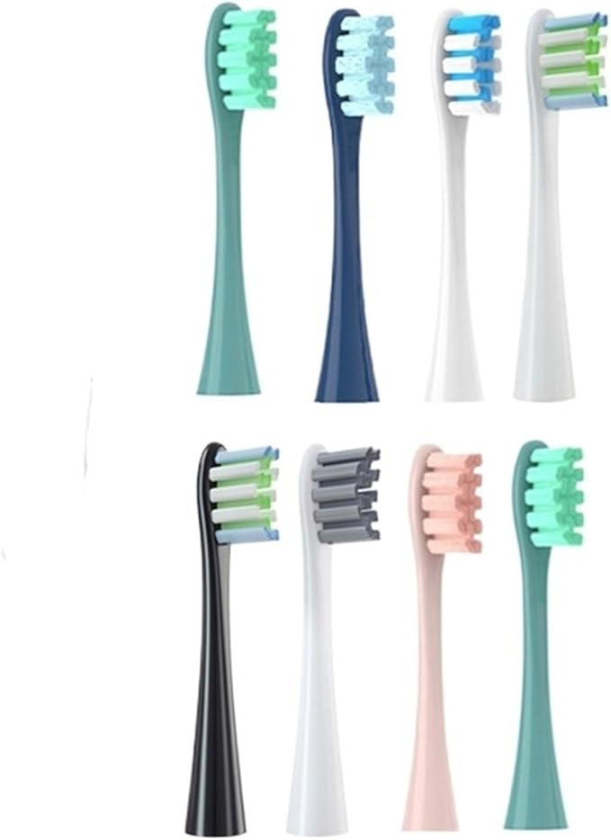 Compatible for Flow/X/X PRO/ Z1/ F1/ One/Air 2 /SE Brush Heads Soft Sonic Toothbrush Vacuum Bristle 7pcs Replacement(7pcs Grey)