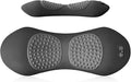 3 in 1 Back Massager with Heat Vibration &amp Traction Smooth Spine Triple Fusion Back Massager Triple Fusion Back Massager for Bed and Chair Electric Lumbar Support Pillow