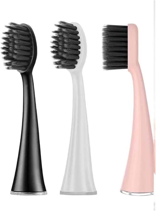 Replacement Toothbrush Head Compatible Compatible for Ordo Sonic+/Sonic Lite Electric Accessories Soft Bristles Nozzles(16pcs White)