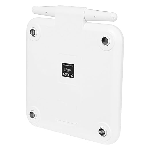 Modern Style 8 Electrode Body Fat Scaleup to 396.83 lbs Multifunctional Weight ScaleIntelligent Electronic Scale (White14.17 * 12.6 * 1.57in)