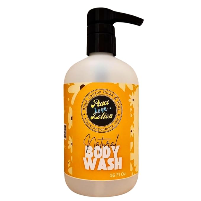 Peace Love + Lotion Coconut Lime Verbena Scented Natural Body Wash 16 Oz