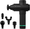 Hyperice Hypervolt 2 Black - Featuring Quiet Glide Technology - Handheld Percussion Massage Gun | 3 Speeds 5 Interchangeable Heads | Helps Relieve Sore Muscles and Stiffness