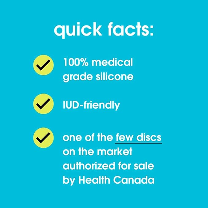 nixit Menstrual Disc | Ultra-Soft Medical-Grade Silicone | Reusable | Holds 2X Period Cup or 6 Tampons | 12-Hour Protection | Light &amp Heavy Flow | Menstrual Cup Pad &amp Tampon Alternative