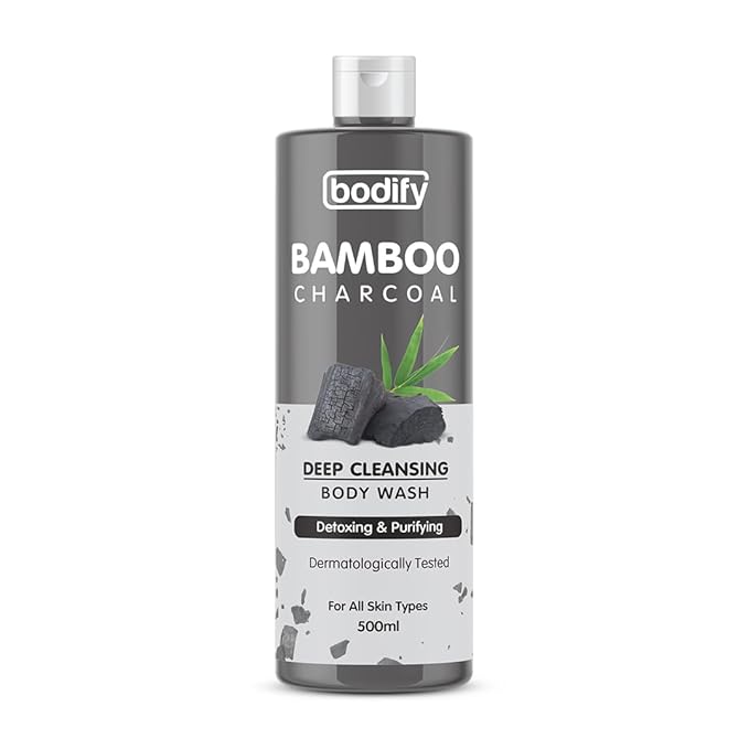 Charcoal Deep Cleansing Body Wash 500 Ml | Detoxing &amp Purifying | Paraben Free | All Skin Types