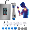 Muscle Massage Gun Impulse Gun Deep Tissue Percussion Muscle Massager for Neck Back Shoulder Body Pain Relief Electric Spine Chiropractor 7 Heads Chiropractic Adjustment Tool