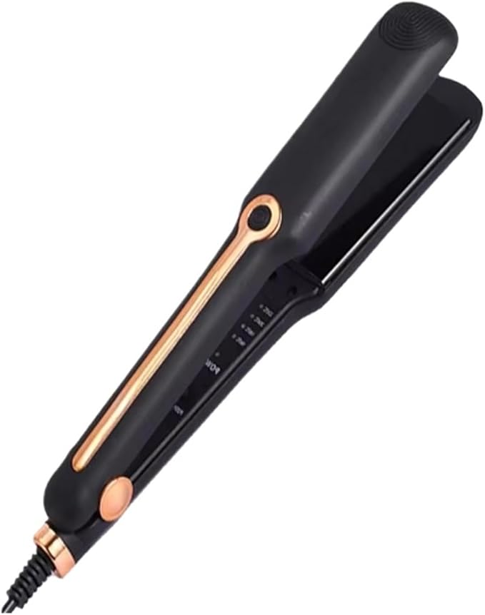 Straightening Wand Professional Flat Iorn Straightener and Curler High Heat Irons Home Salon Hair Styler Tools Straightener(PinkEU)