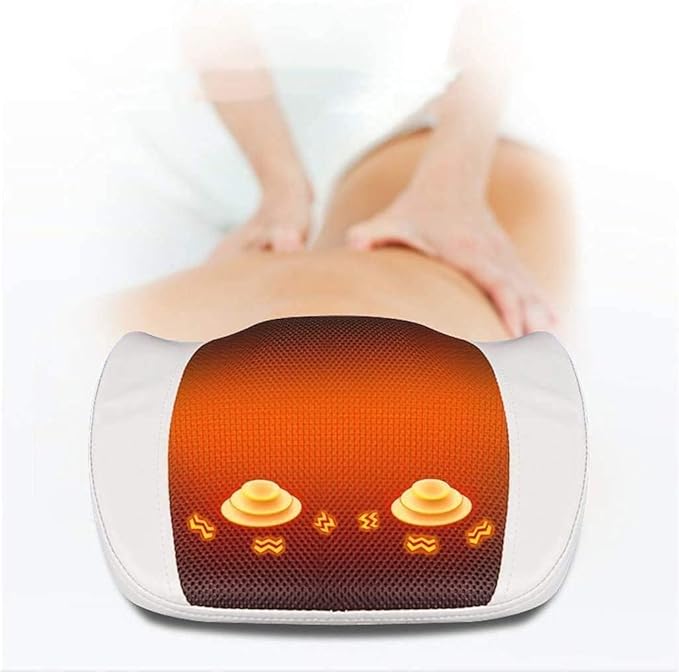 Back Massager Back and Neck Massager Pillow Heat Deep Tissue Kneading Massage for Full Body Muscle Best Relaxation Gifts