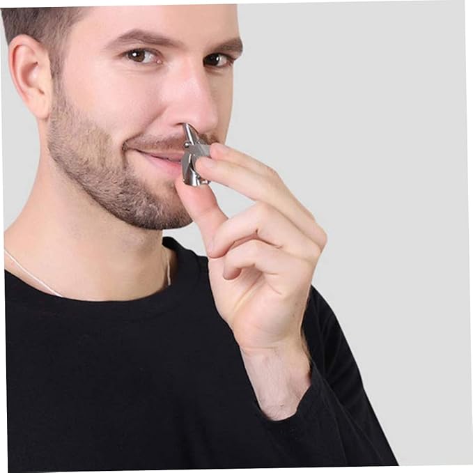 3sets Practical Nose Hair Trimmer for Men Women No Battery Needed Safe and Painless